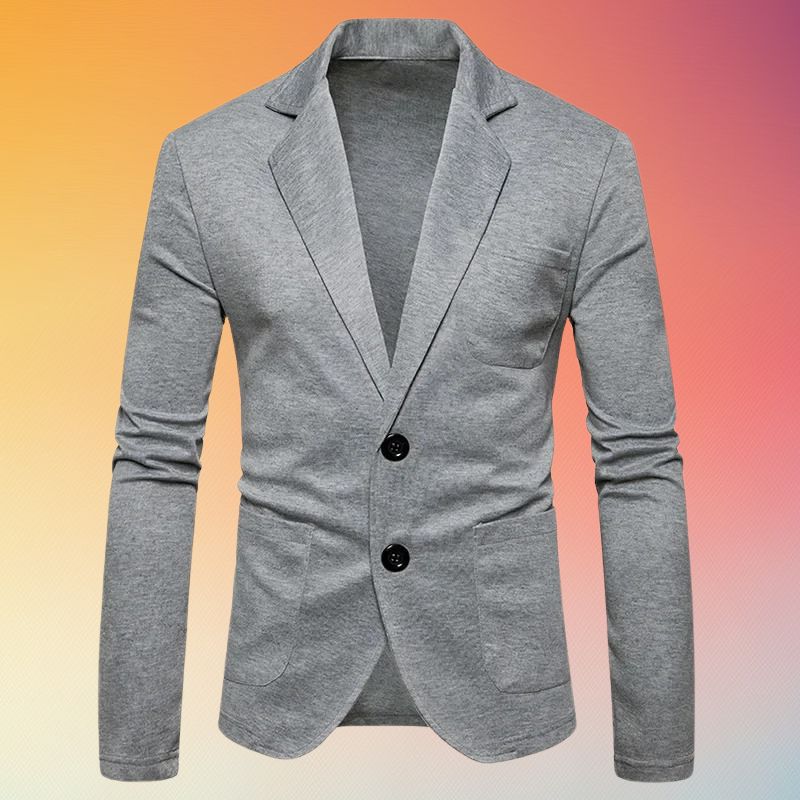 Chaqueta con Cierre de Dos Botones para Hombre | Ideal para Uso Diario y Profesional
