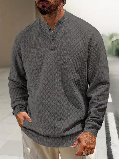 Jersey Con Motivo Geométrico Y Corte Relajado Para Hombre | Ideal Para Uso Diario