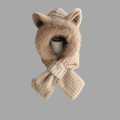 Accesorio 2 en 1 con Gorro y Bufanda para Niños y Adultos | Ideal para Salidas en Invierno
