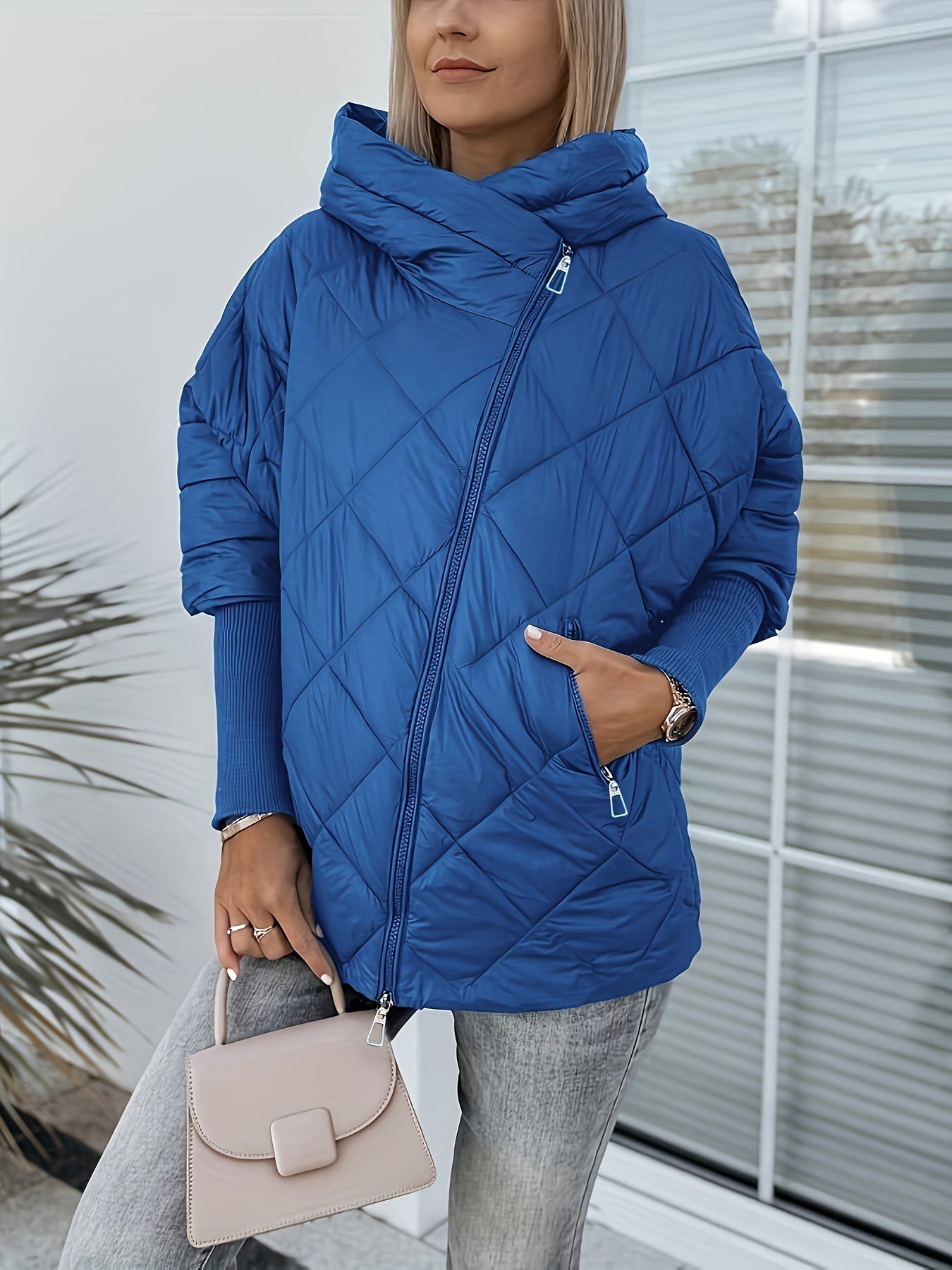 Chaqueta Con Capucha Y Cierre De Cremallera Para Mujer | Ideal Para Actividades Diarias Y Exterior