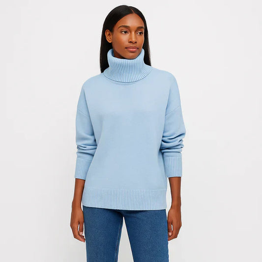 Jersey De Cuello Alto En Tallas Grandes Para Mujer | Ideal Para Uso Diario