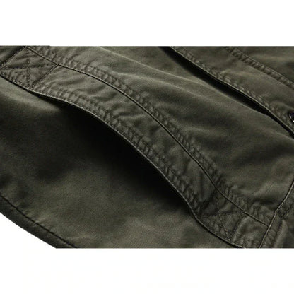 Chaqueta Con Cuello Alto Y Cierre De Botones Para Hombre | Ideal Para Uso Diario
