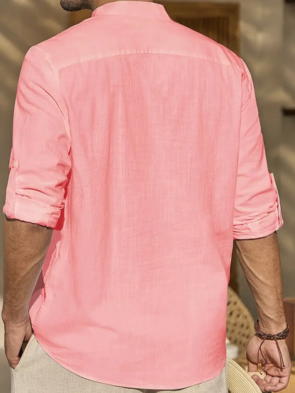 Camisa de Hombre con Corte Recto para Uso Diario | Ideal para el Verano
