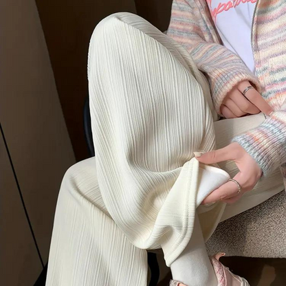 Pantalón Holgado Con Cintura Elástica Para Mujer | Ideal Para Uso Diario