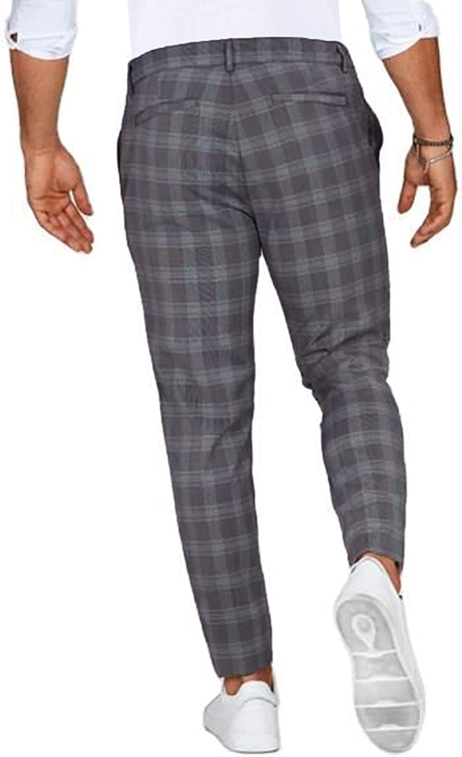 Chino Slim Fit con Bolsillos Laterales y Traseros para Hombre | Ideal para Contextos Profesionales e Informales