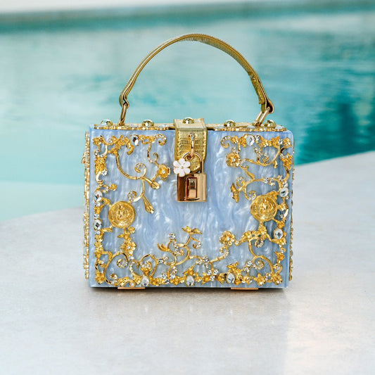 Pochette Rígida Con Asa Superior Y Cadena Amovible Para Eventos | Ideal Para Salidas Nocturnas
