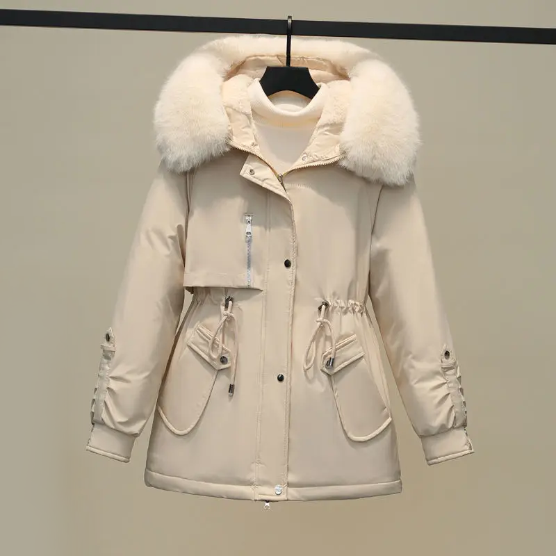 Abrigo acolchado con capucha para mujer | Ideal para otoño e invierno