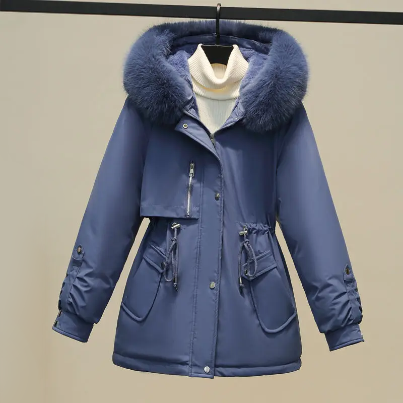 Abrigo acolchado con capucha para mujer | Ideal para otoño e invierno