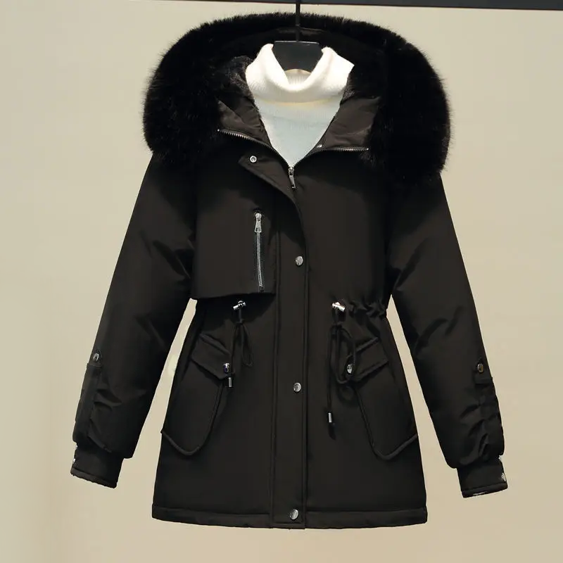 Abrigo acolchado con capucha para mujer | Ideal para otoño e invierno