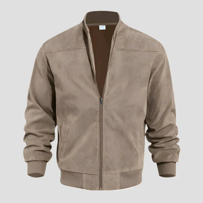 Blouson Con Cremallera Y Cuello Redondo Para Hombre | Ideal Para Uso Diario