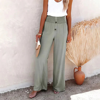 Pantalón Amplio Con Corte Holgado Para Mujer | Ideal Para Uso Diario Y Profesional