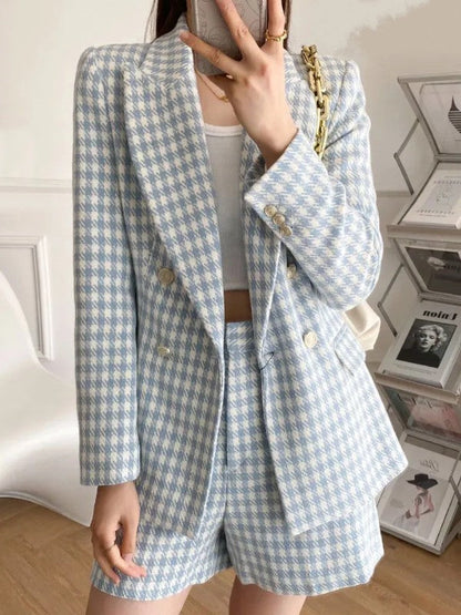 Blazer Con Cierre Frontal Y Bolsillos Con Solapa Para Mujer | Ideal Para Actividades Diarias Y Profesionales
