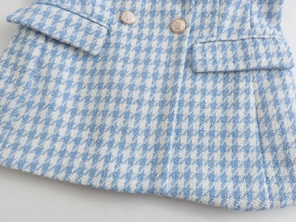 Blazer Con Cierre Frontal Y Bolsillos Con Solapa Para Mujer | Ideal Para Actividades Diarias Y Profesionales