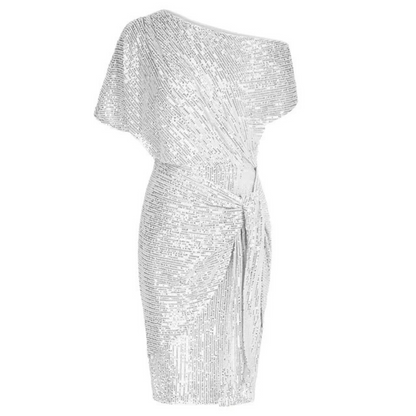 Vestido Ajustado con Manga Corta para Mujer | Ideal para Eventos de Noche