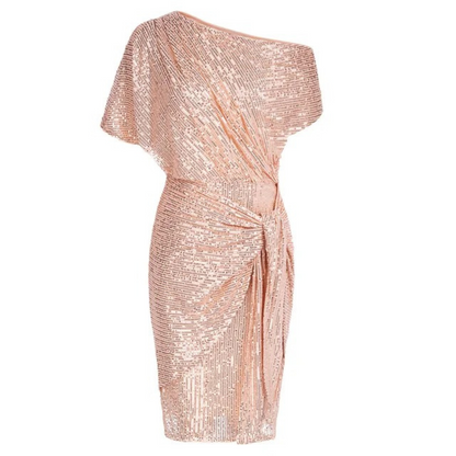 Vestido Ajustado con Manga Corta para Mujer | Ideal para Eventos de Noche