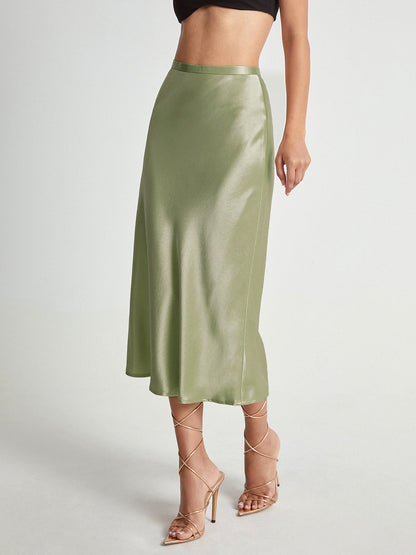 Falda Midi de Talle Alto con Corte Evasé para Mujer | Ideal para Uso Diario o Eventos Planificados