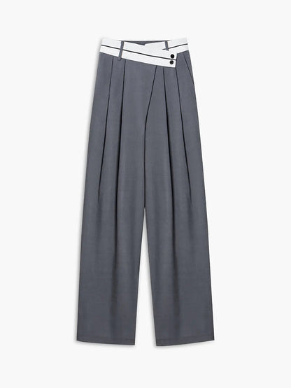 Pantalón Recto Con Ajuste Regular Para Mujer | Ideal Para Uso Diario
