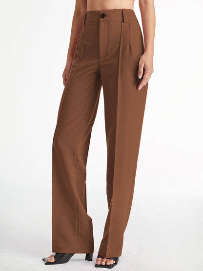 Pantalón De Corte Recto Para Mujer | Ideal Para Uso Diario Y Oficina