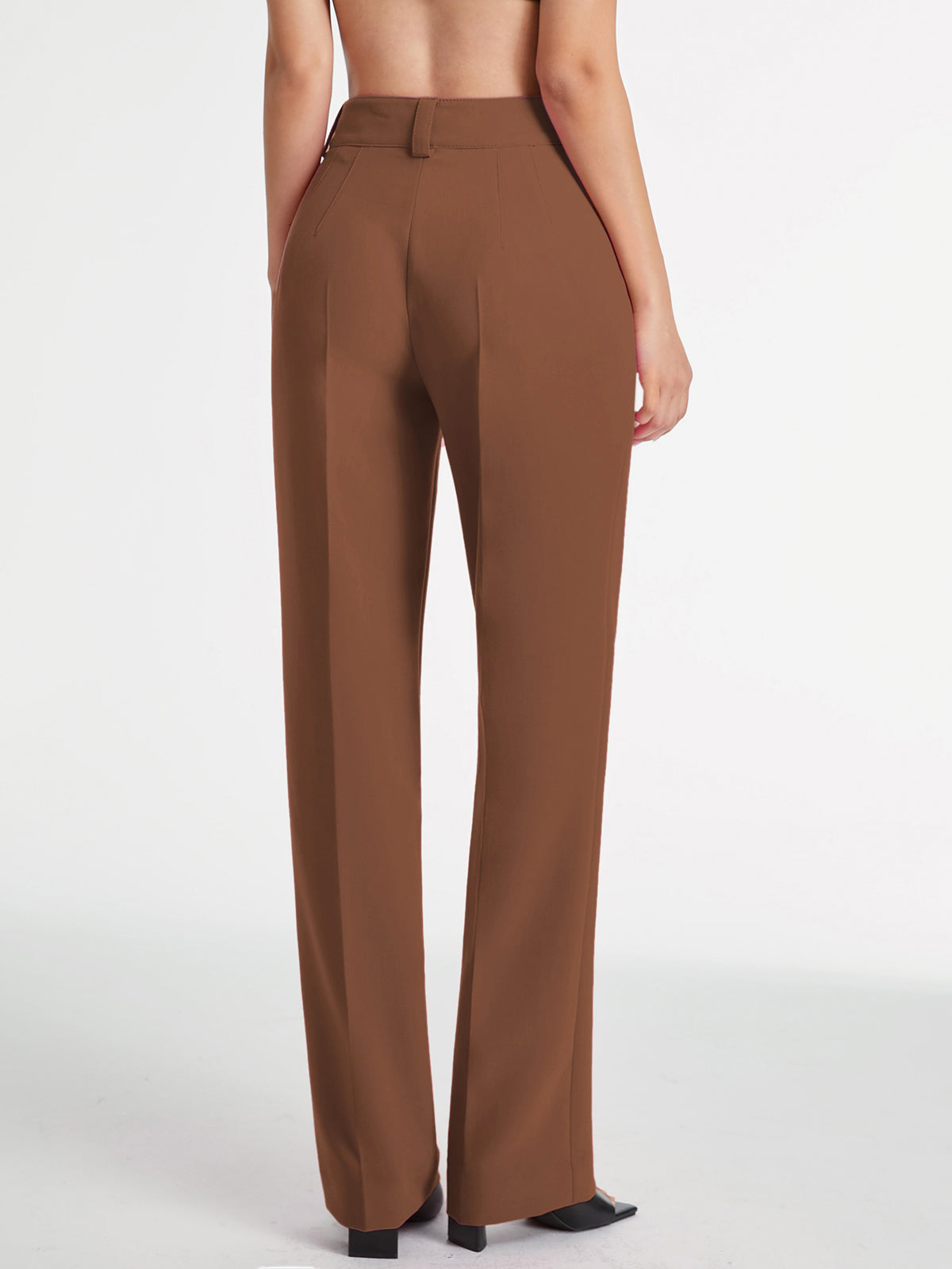 Pantalón De Corte Recto Para Mujer | Ideal Para Uso Diario Y Oficina