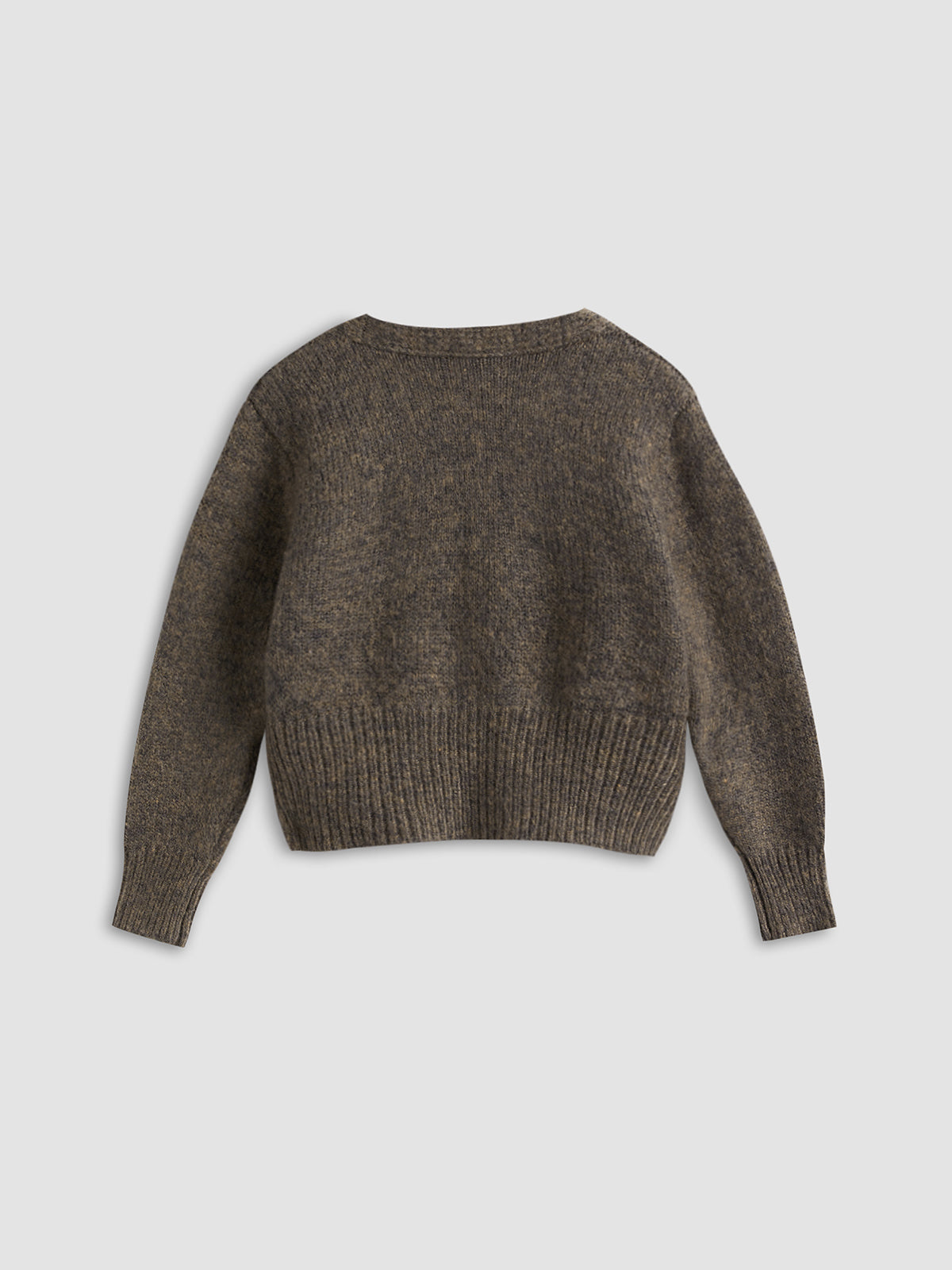 Cardigan Corto Con Botones Y Escote En V Para Mujer | Ideal Para Superposición Y Uso Diario
