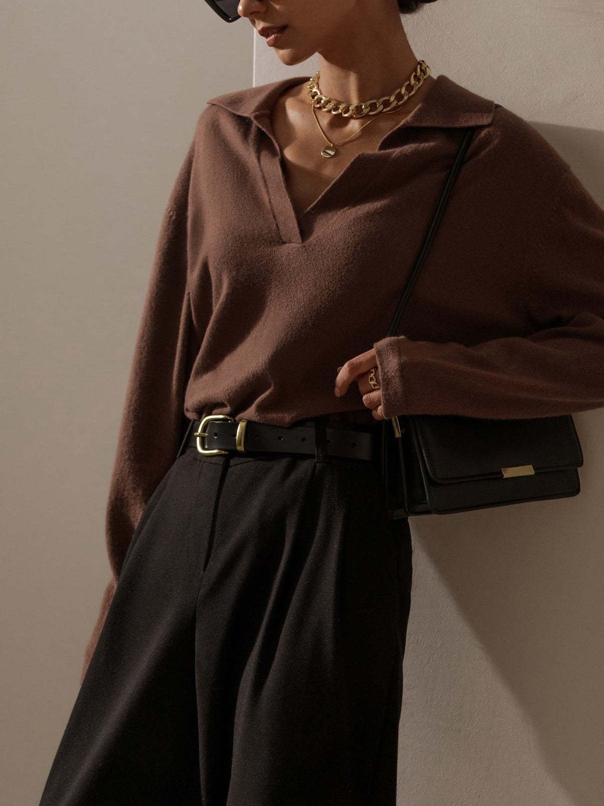 Jersey Con Cuello En V Y Manga Larga Para Adultos | Ideal Para Uso Diario E Informal