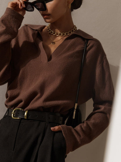 Jersey Con Cuello En V Y Manga Larga Para Adultos | Ideal Para Uso Diario E Informal