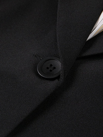 Blazer con Mangas Largas y Corte Regular para Personas Adultas | Ideal para Uso Profesional y Diario