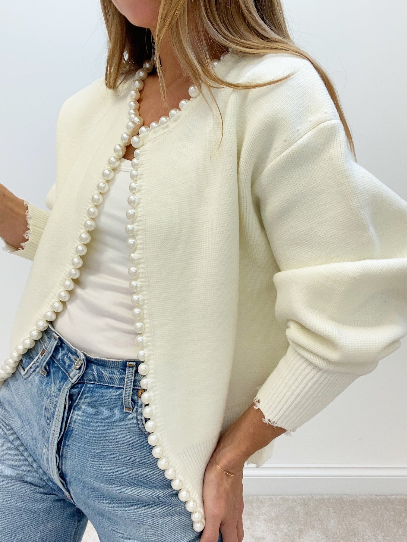 Cárdigan de Corte Estándar con Cuello Abierto para Mujer | Ideal para Uso Diario en Mi-Temporada