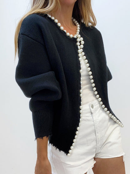 Cárdigan de Corte Estándar con Cuello Abierto para Mujer | Ideal para Uso Diario en Mi-Temporada