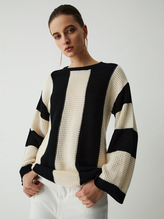 Jersey De Manga Larga Con Corte Holgado Para Mujer | Ideal Para Uso Diario Y Ocasiones Informales
