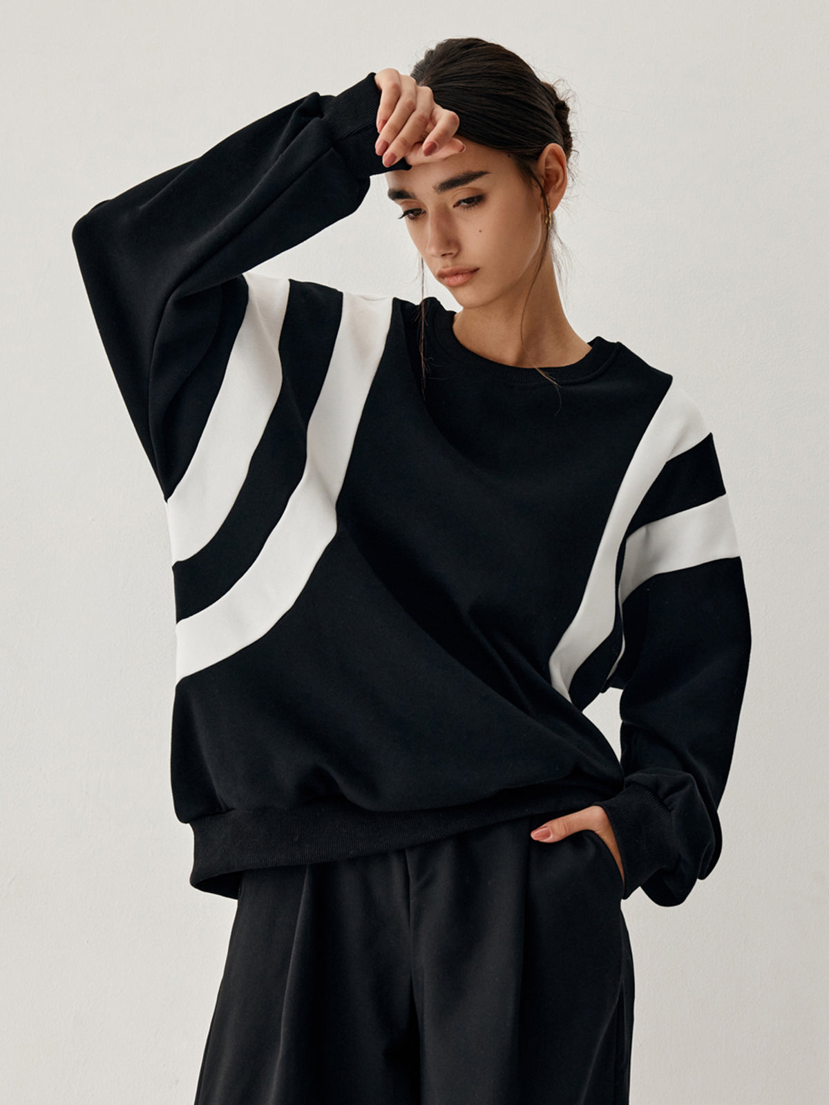 Jersey Con Rayas Laterales Y Corte Recto Para Mujer | Ideal Para Uso Diario