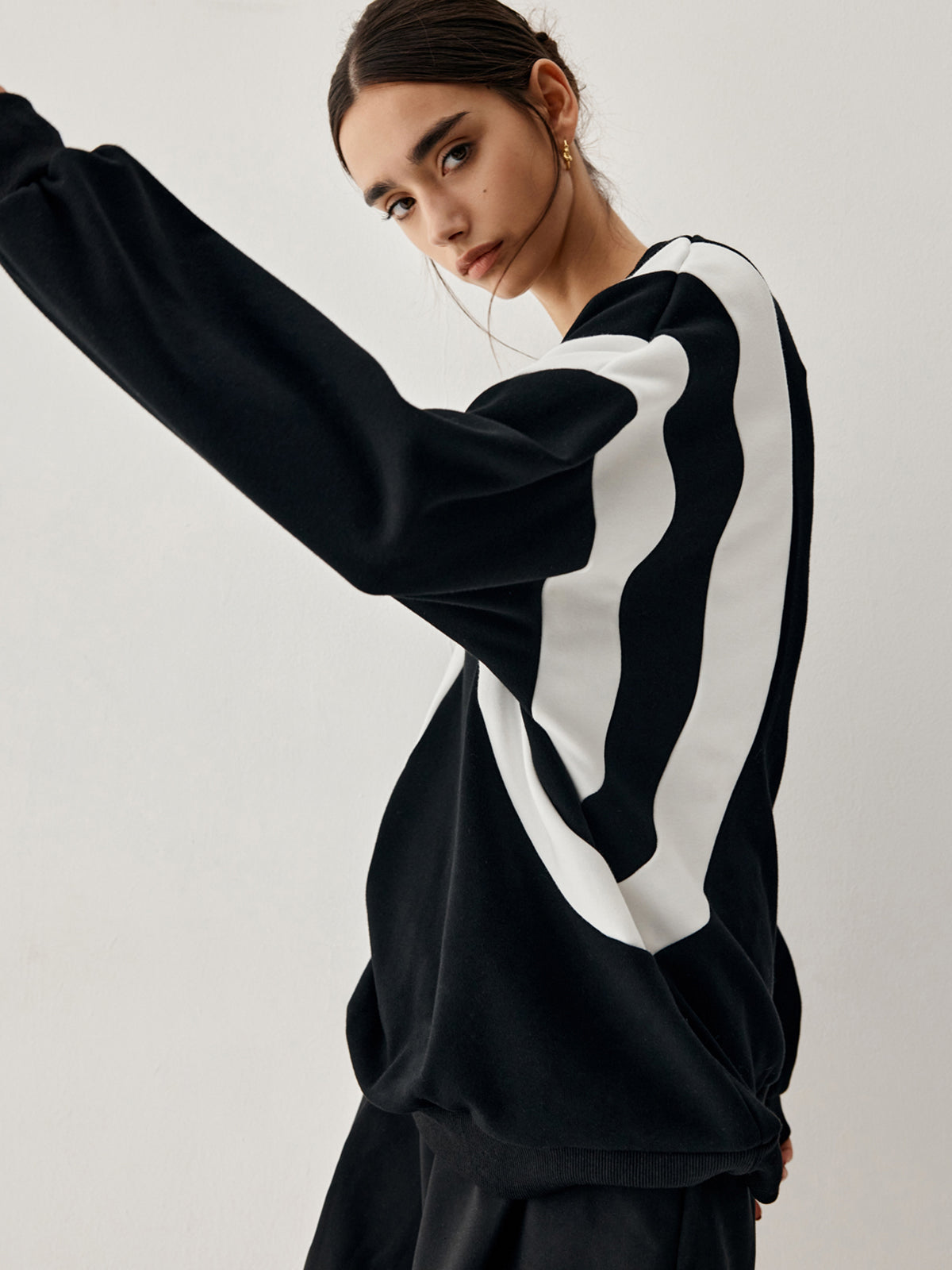 Jersey Con Rayas Laterales Y Corte Recto Para Mujer | Ideal Para Uso Diario