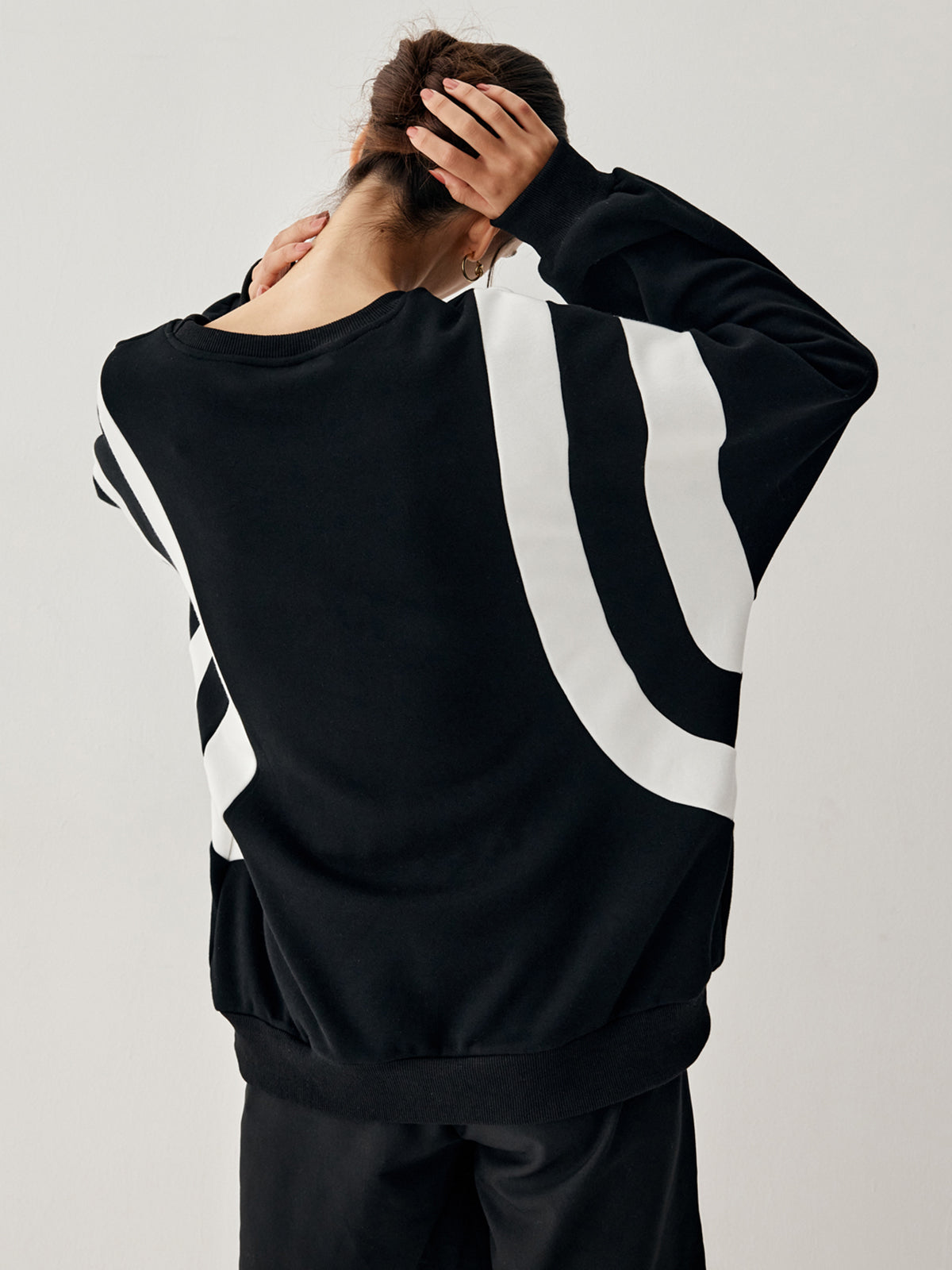 Jersey Con Rayas Laterales Y Corte Recto Para Mujer | Ideal Para Uso Diario