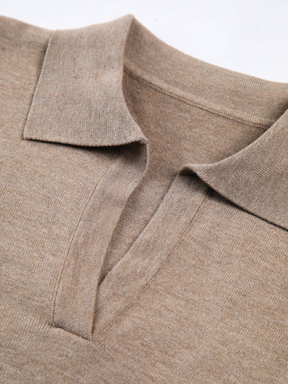 Jersey Con Cuello En V Y Manga Larga Para Adultos | Ideal Para Uso Diario E Informal