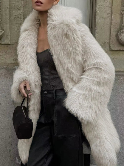 Abrigo De Temporada Fría Con Corte Oversize Para Mujer | Ideal Para Otoño E Invierno