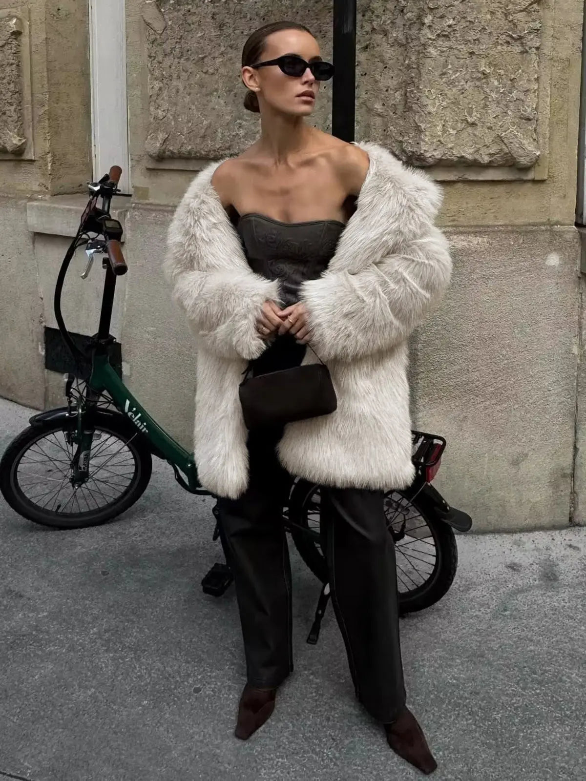 Abrigo De Temporada Fría Con Corte Oversize Para Mujer | Ideal Para Otoño E Invierno