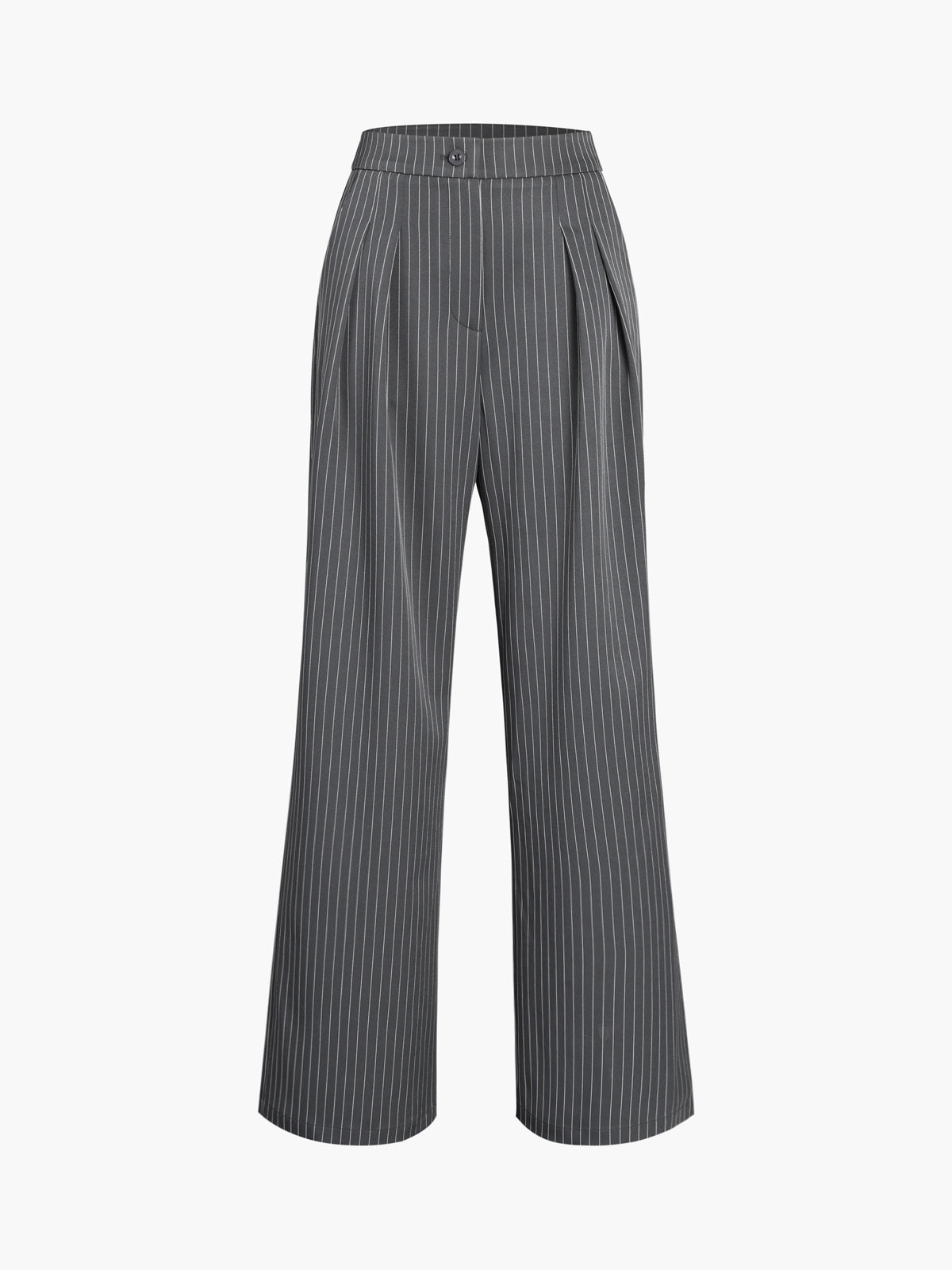 Pantalón de Rayas Finas con Corte Recto para Mujer | Ideal para Oficina y Uso Diario