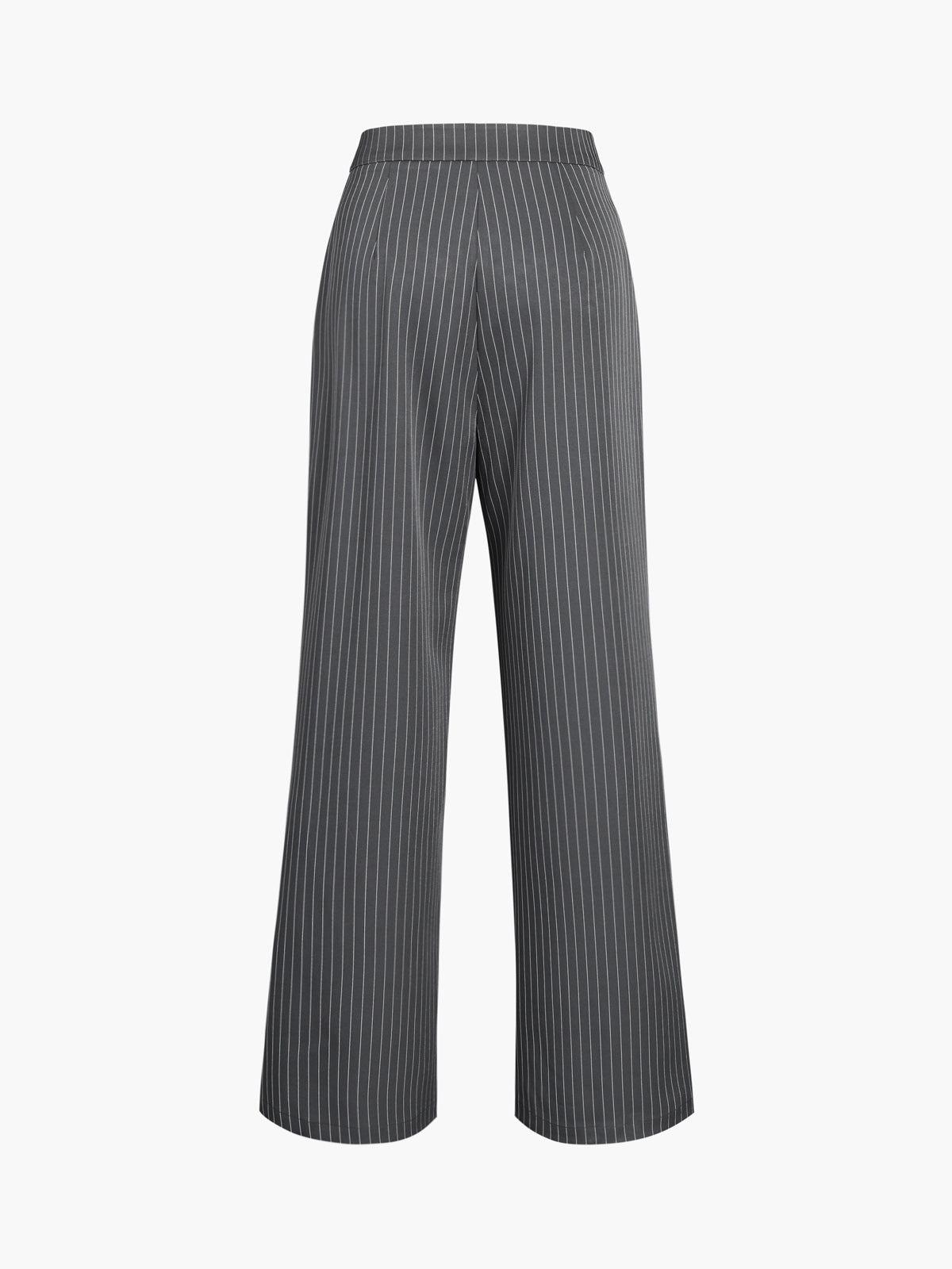 Pantalón de Rayas Finas con Corte Recto para Mujer | Ideal para Oficina y Uso Diario