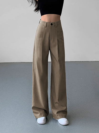 Pantalón Largo De Corte Recto Para Mujer | Ideal Para Uso Diario Y Profesional