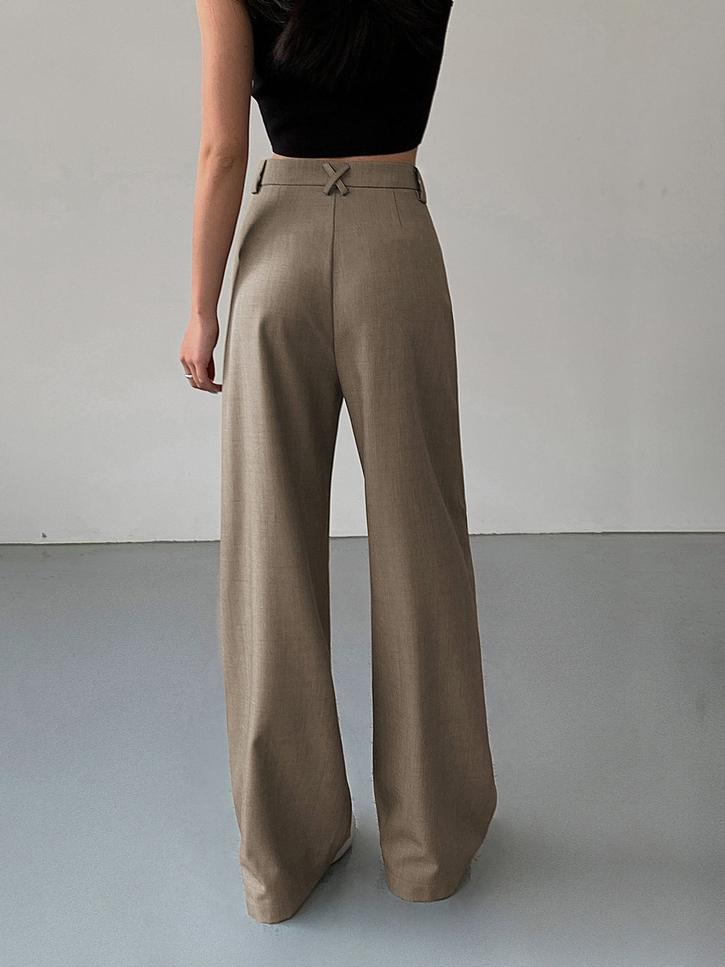 Pantalón Largo De Corte Recto Para Mujer | Ideal Para Uso Diario Y Profesional