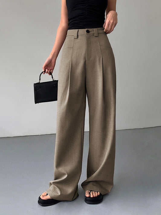 Pantalón Largo De Corte Recto Para Mujer | Ideal Para Uso Diario Y Profesional