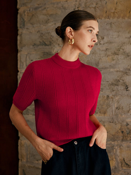Jersey De Manga Corta Con Cuello Alto Y Corte Recto Para Adultos | Ideal Para Uso Profesional Y Diario