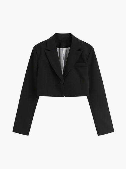 Blazer con Mangas Largas y Corte Regular para Personas Adultas | Ideal para Uso Profesional y Diario