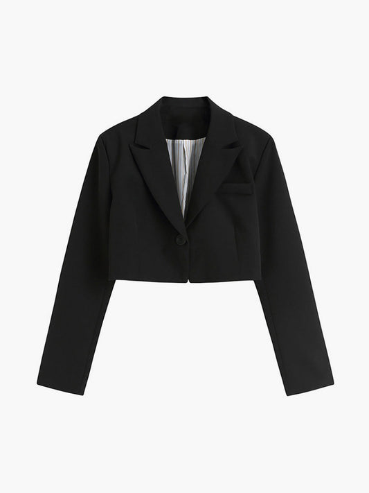 Blazer con Mangas Largas y Corte Regular para Personas Adultas | Ideal para Uso Profesional y Diario