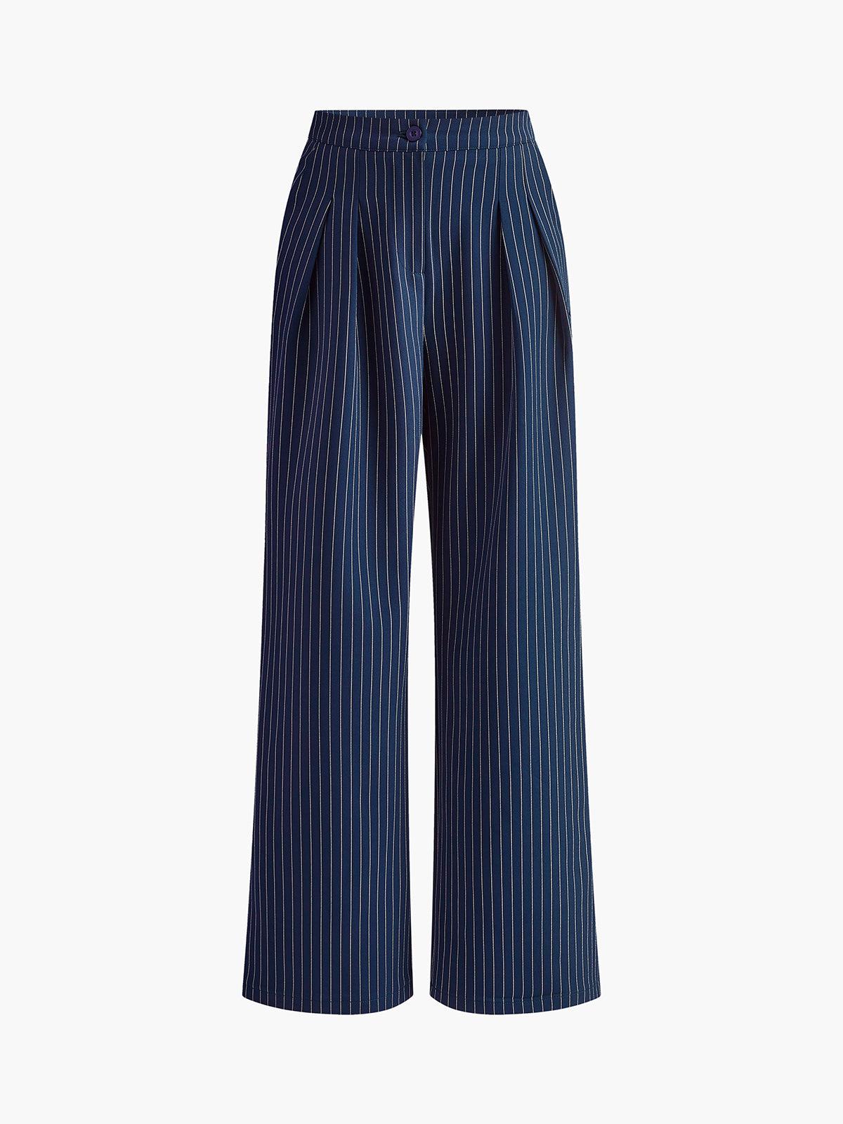 Pantalón de Rayas Finas con Corte Recto para Mujer | Ideal para Oficina y Uso Diario