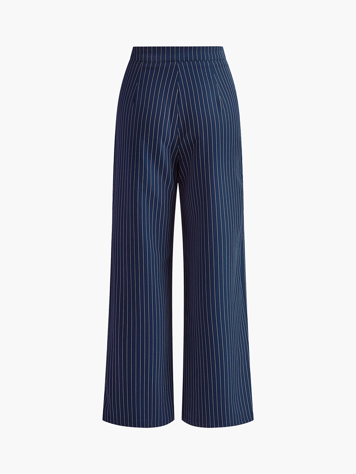 Pantalón de Rayas Finas con Corte Recto para Mujer | Ideal para Oficina y Uso Diario