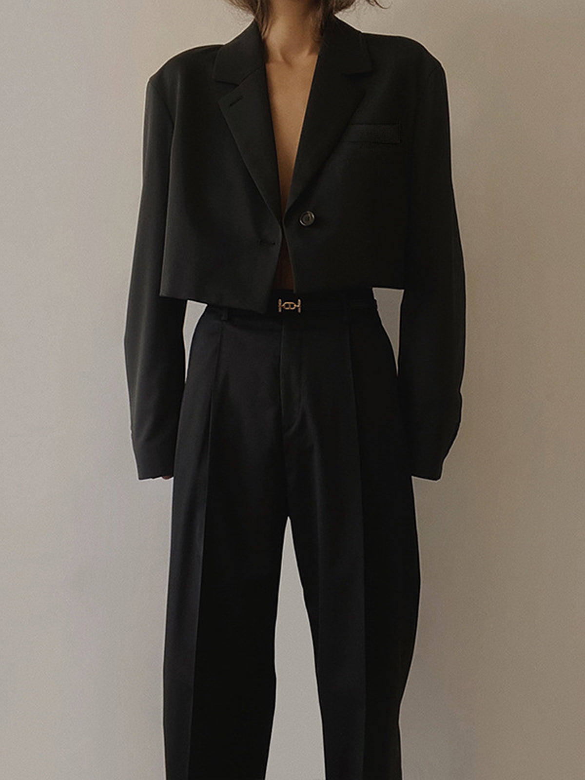 Blazer con Mangas Largas y Corte Regular para Personas Adultas | Ideal para Uso Profesional y Diario