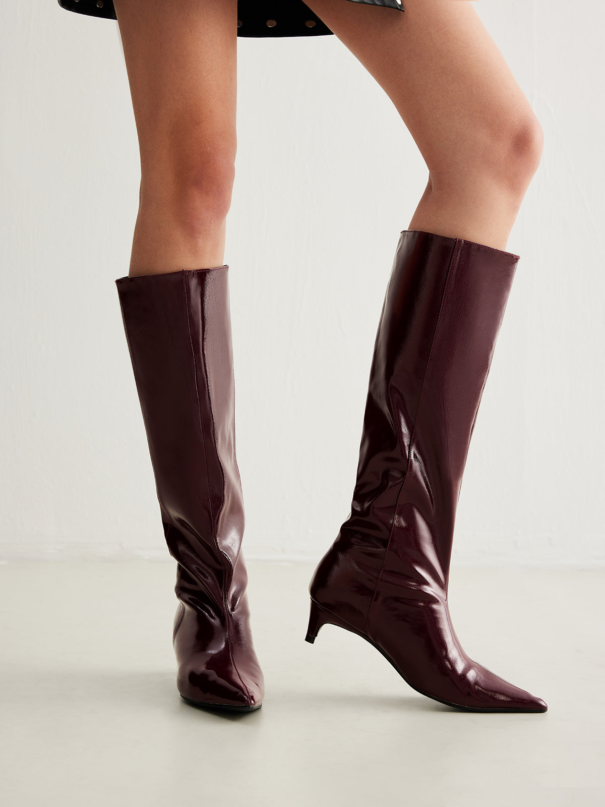 Botas Hasta La Rodilla Con Punta Definida Para Mujer | Ideal Para Uso Diario