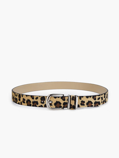 Cinturón Con Estampado De Leopardo Para Adultos | Ideal Para Uso Diario U Ocasiones Especiales