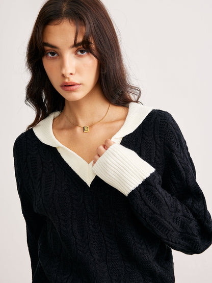 Jersey De Manga Larga Con Cuello En V Para Mujer | Ideal Para Uso Diario Y Superposición